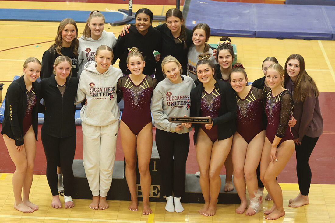 Gymnasts are Gold Division Champions